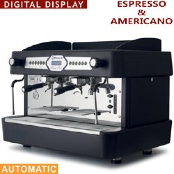AROMA/2EB (25) Expressomaschine, 2-gruppig, automatisch (mit Display) - SCHWARZ